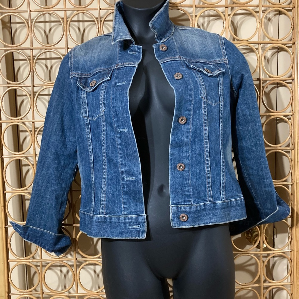 Gap stretch jean jacket m
